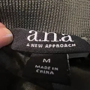 a.n.a | Jackets & Coats | Ana A New Approach Army Green 0 Polyester ...